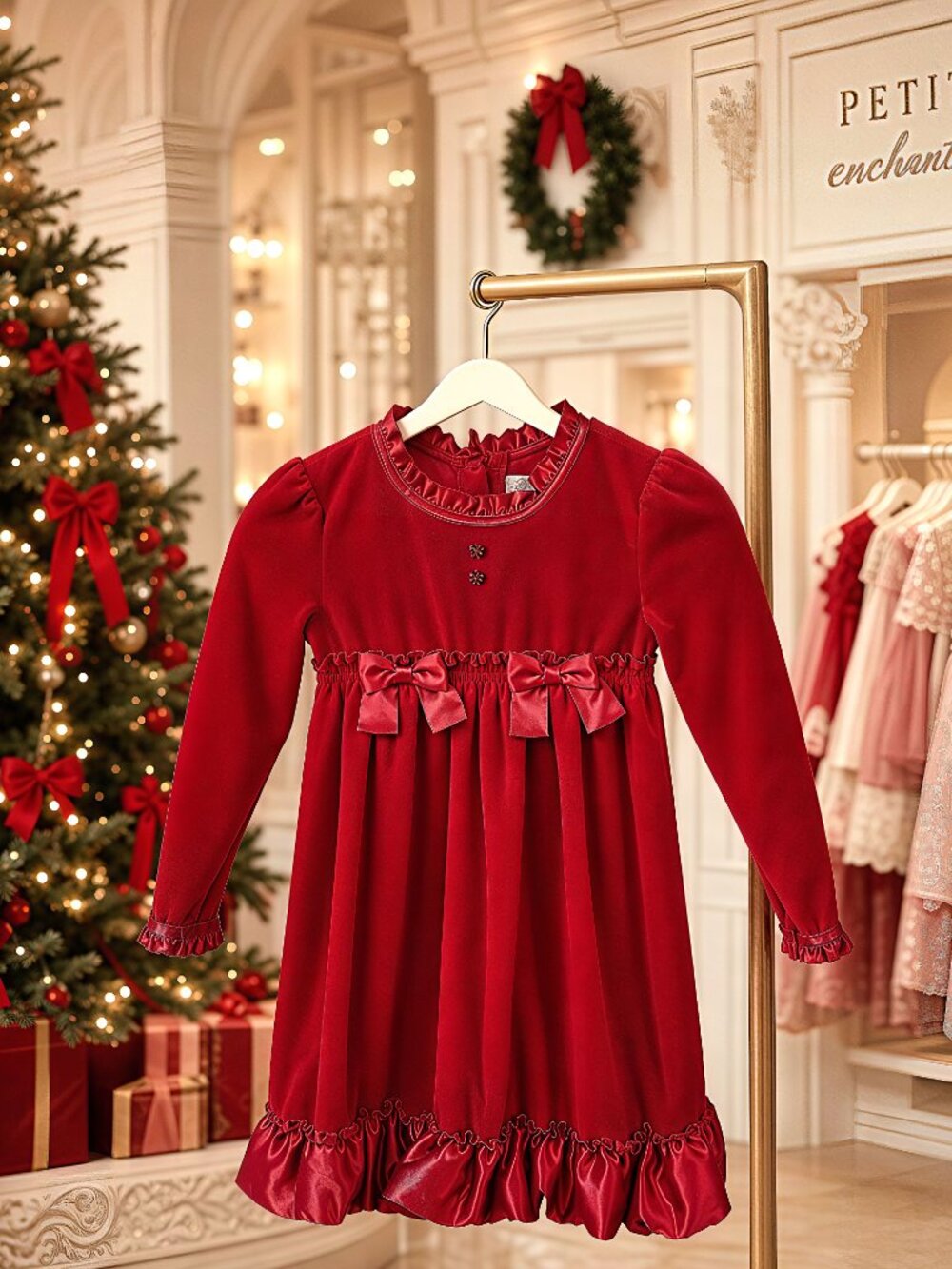 Heirloom Girls Red Dress size 5T